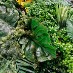 100cm Artificial Tropical Mixed Green Wall Panel Monstera Fern Foliage