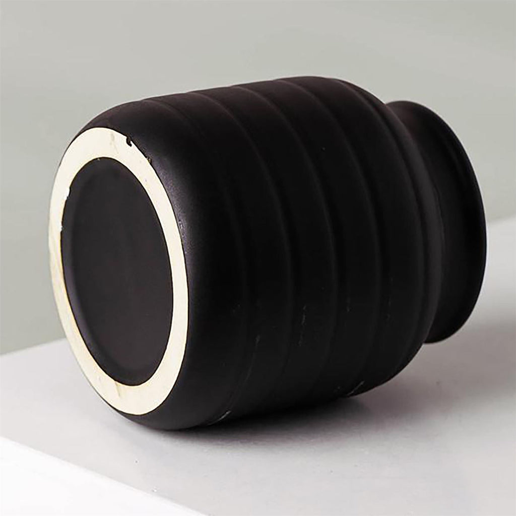 Black Vase Planter 13 x 13 x 14cm BlackBlack