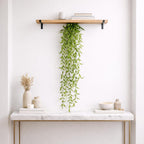 90cm Artificial Trailing Leaf Vine Hanging Plant Faux Greenery Cascade